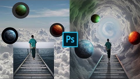 Cloud Planets Photo Manipulation Composite | Photoshop Tutorial
