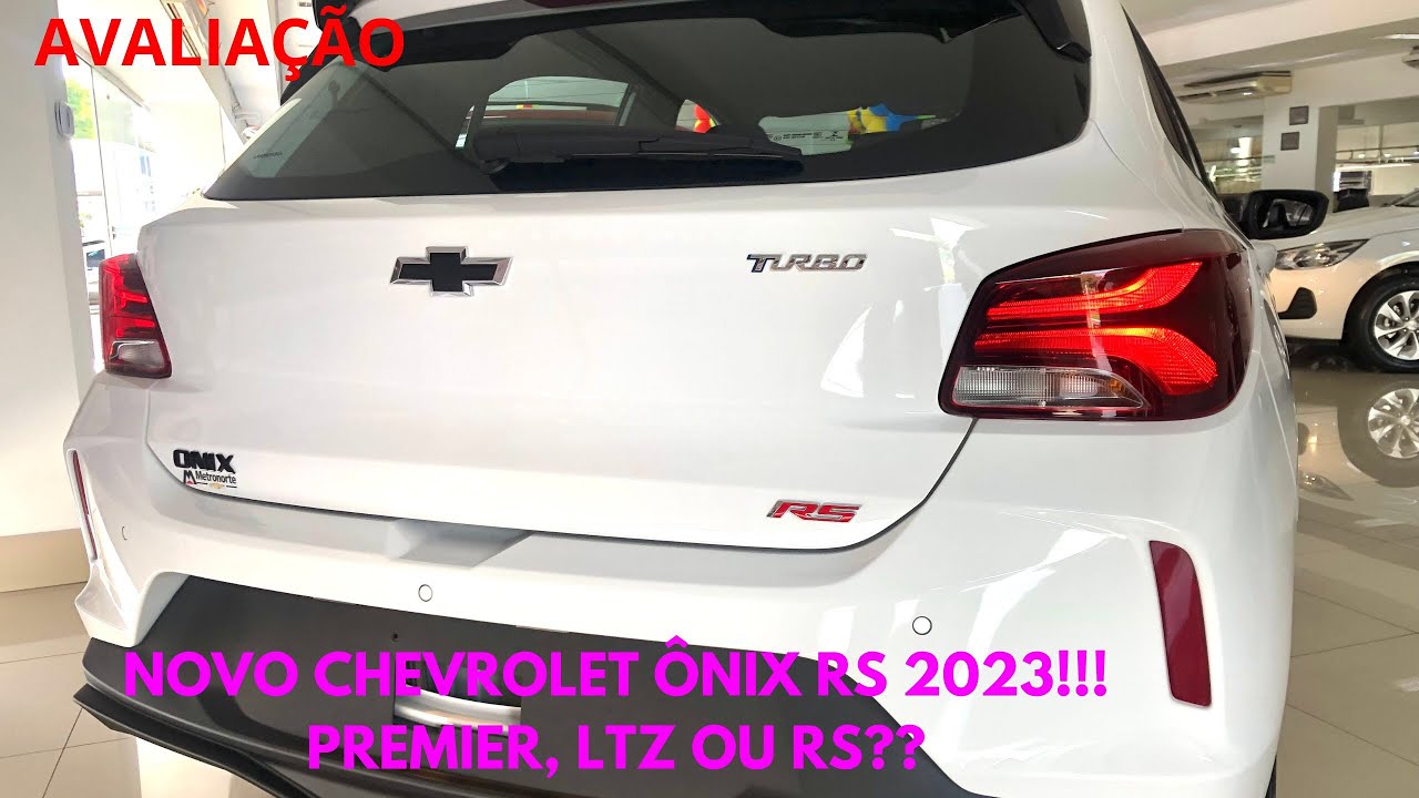 CHEVROLET ONIX RS 1.0 TURBO AUTOMÁTICO 2023. *Com apelo Esportivo