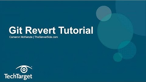 Git Revert Tutorial