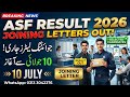 ASF Result 2026 | Joining Letters Update | Interview Result News