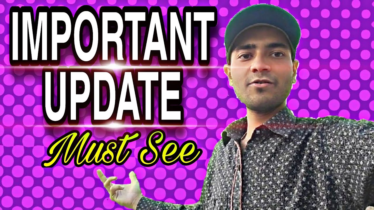 Important Update Regarding My Channel | MR. Content Developer - YouTube