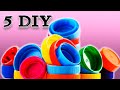 5 Awesome ideas with plastic Bottle Caps / home decor