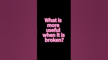 What is more useful when it is broken? #riddles #riddle  #riddlechallenge