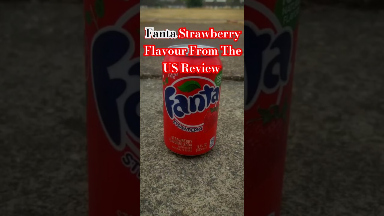 Fanta Strawberry From The US  Review 🍓🥤