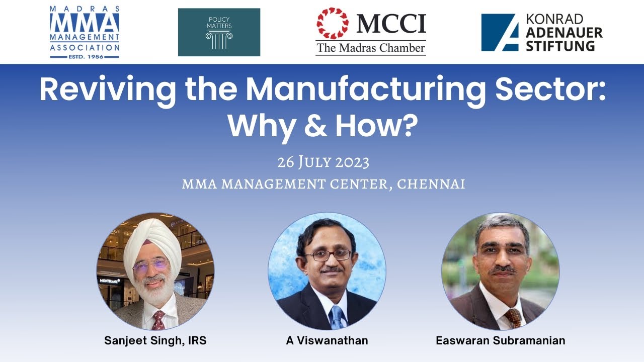 🌐 Live: Reviving Manufacturing Sector - Why & How? - YouTube