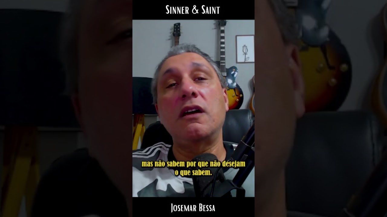 A Linguagem da Tentação | Sinner & Saint - Josemar Bessa #reflexão #vida #fe