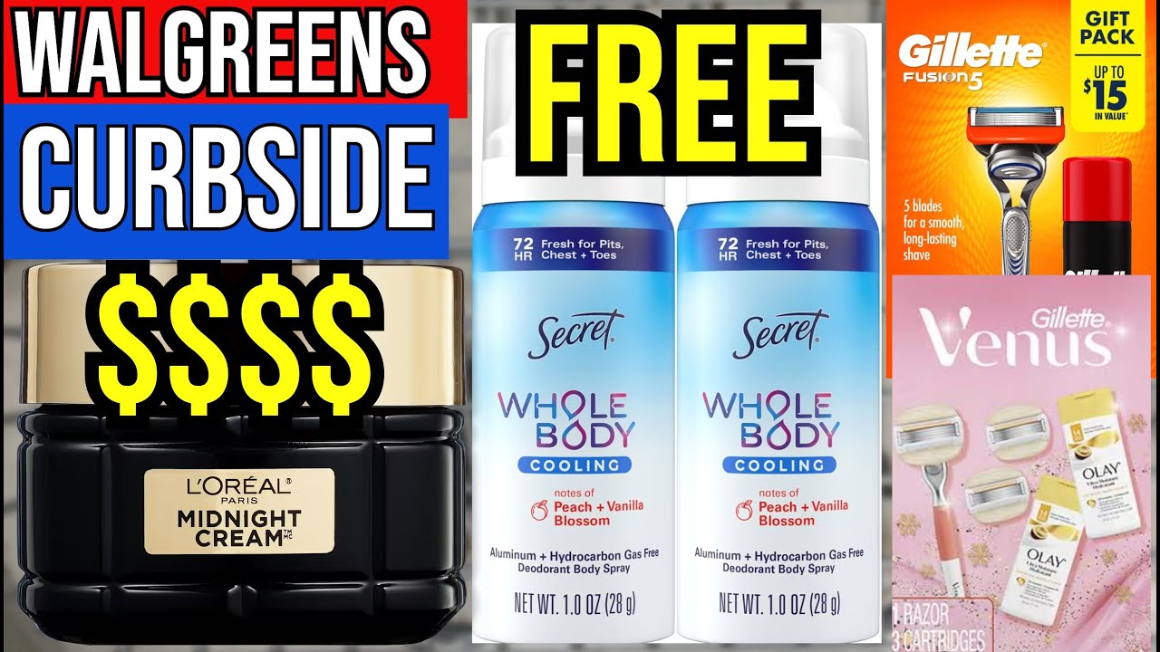 Walgreens **EASY FREEBIES CURBSIDE** until DEC. 13! RUN!!