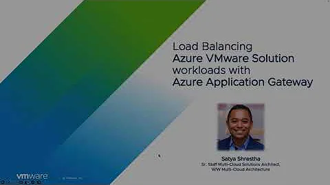 Load Balancing  Azure VMware Solution workloads with Azure Application Gateway