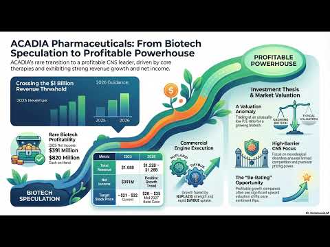 📈ACADIA Pharmaceuticals: The Profitable Ascent of a CNS Powerhouse