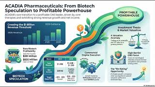 Information đŸ“ˆACADIA Pharmaceuticals: The Profitable Ascent of a CNS Powerhouse Update