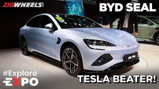 BYD Seal EV | Swanky, Powerful Model 3 and i4 Rival Confirmed | ZigFF | Auto Expo 2023