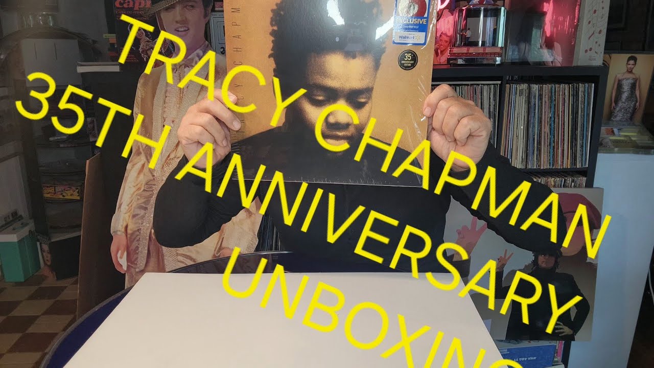 UNBOXING 'TRACY CHAPMAN' ST 35th ANNIVERSARY VINYL ALBUM 'DEEP RED