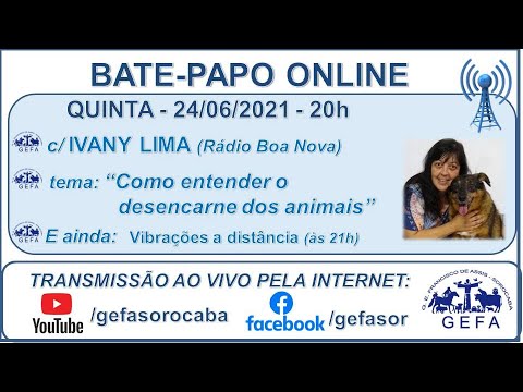 Assista: Palestra Online - c/ IVANY LIMA (24/06/2021)
