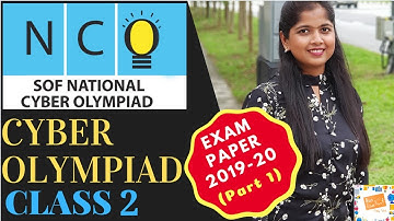 SOF National Cyber Olympiad (NCO) 2019 – 2020 for class 2 - Part 1 - Question and Answers