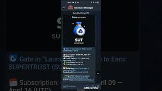 Gate.io “Launchpool” Stake to Earn: SUPERTRUST (SUT #gateioapp