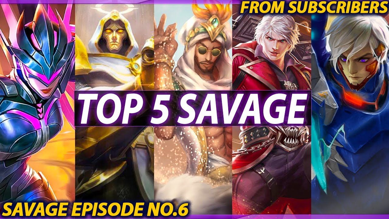 Mobile Legends Top 5 SAVAGE Moments Episode No 6 | Best SAVAGE Moment of Mobile Legends 