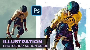 Illustration Sketch Painting Photoshop Action Guide