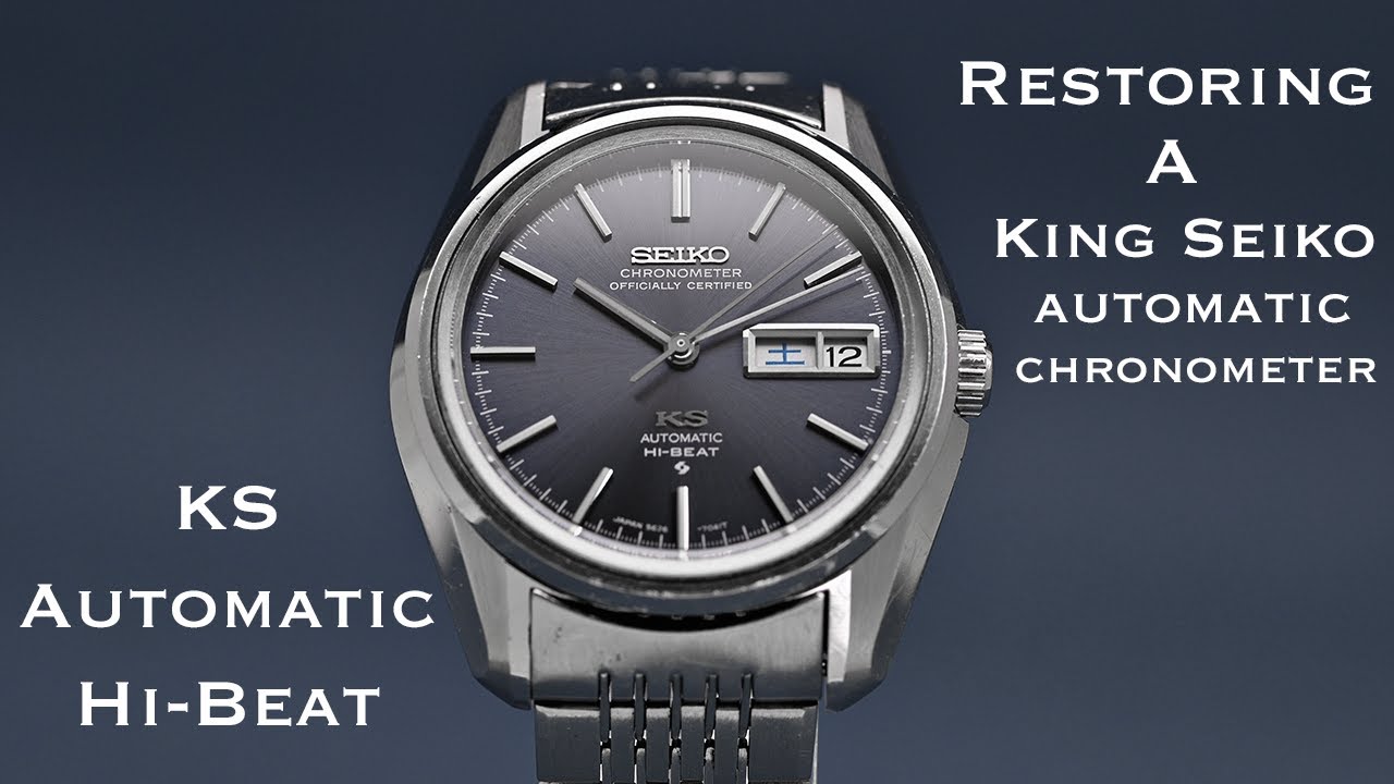 Restoring a King Seiko 5626-7041 Automatic Chronometer from 1974 - YouTube