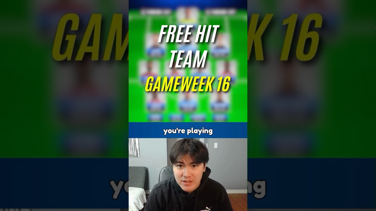 BEST FPL FREE HIT TEAM FOR GW16! 🚀