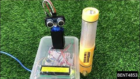 Radar Model for Distance & Angle Finding using Ultrasonic Sensor