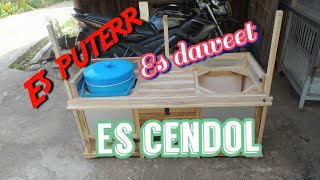 gerobak es puter, es dawet dan cendol #gerobakmotor #gerobakesputer #gerobakcendol