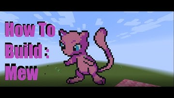 Minecraft How To Build Mew (Pokemon) - ArtGuide