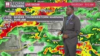 Severe storms continue in north Georgia on Thursday, May 9 | Latest