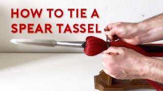 How to Tie a Kung Fu Spear Tassel