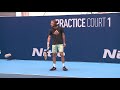 2019 Nitto ATP Finals Practice Stefanos Tsitsipas Wednesday