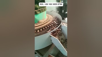 RDF briquetting machine shreds the material and squeezes it into fuel blocks for energy supply