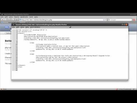 PHP Tutorial: RSS Feed Generator [part 00]