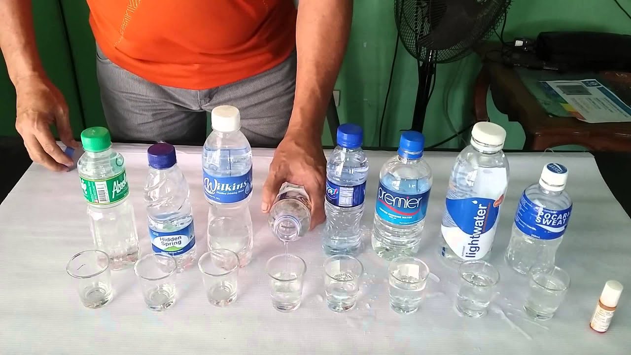 Ph Of Bottled Water Brands Chart