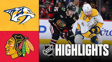 Predators vs. Blackhawks | NHL Highlights | November 28, 2025
