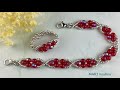 4mm丸玉ビーズで、ブレスレットとリングを作ろう//Let's make a bracelet and a ring using 4mm round beads.
