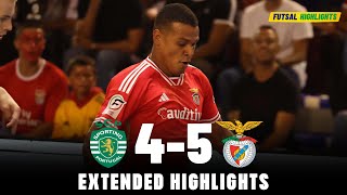 Benfica vs Sporting CP | What a Comeback | Highlights | SuperTaça De Futsal 01-09-2023