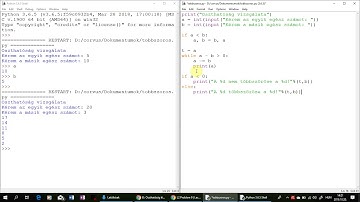 Ciklus gyakorlás - Python