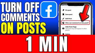 How To Turn Off Comments On Facebook Posts (2026) screenshot 2