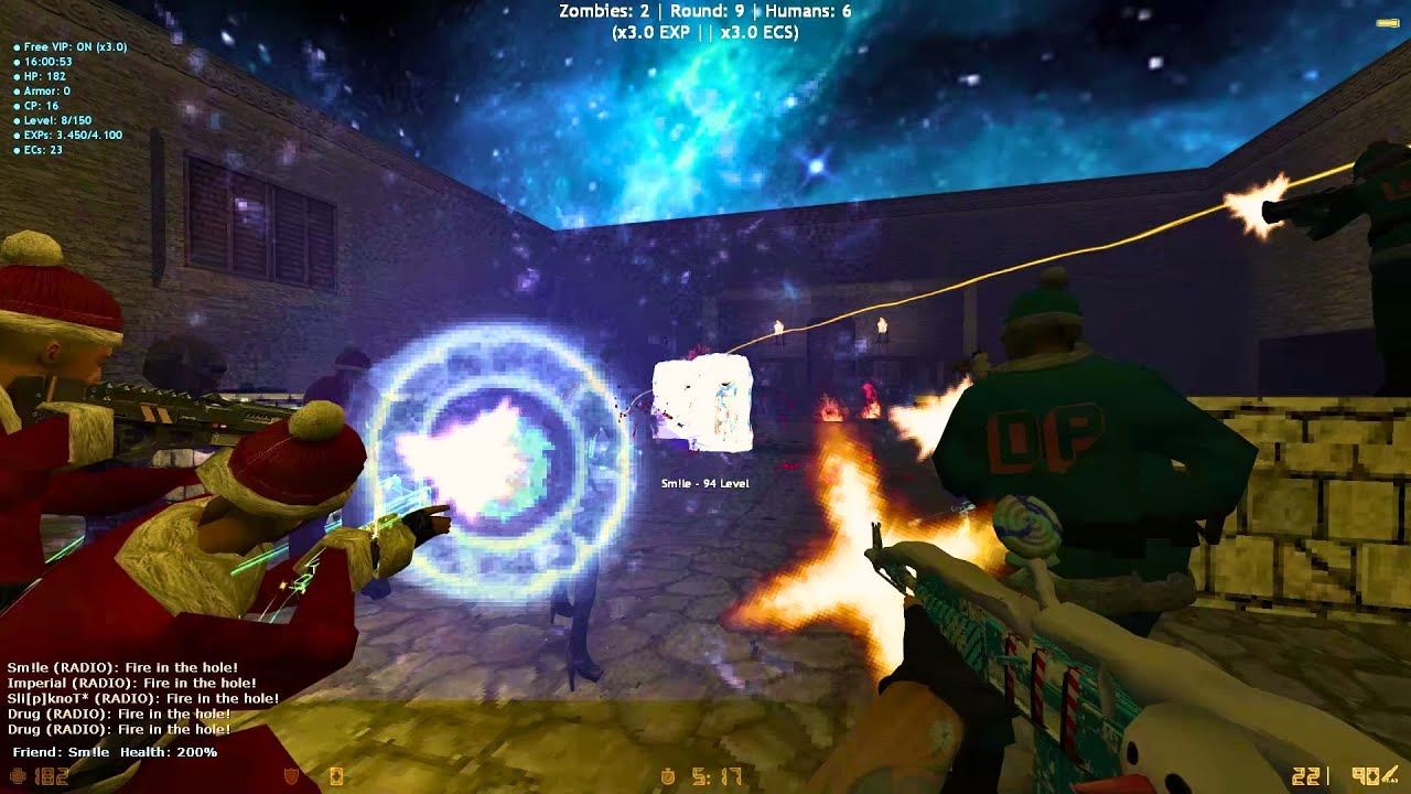 First Match Of 2025 - Counter Strike Zombie Escape ze_aztec_boss ...