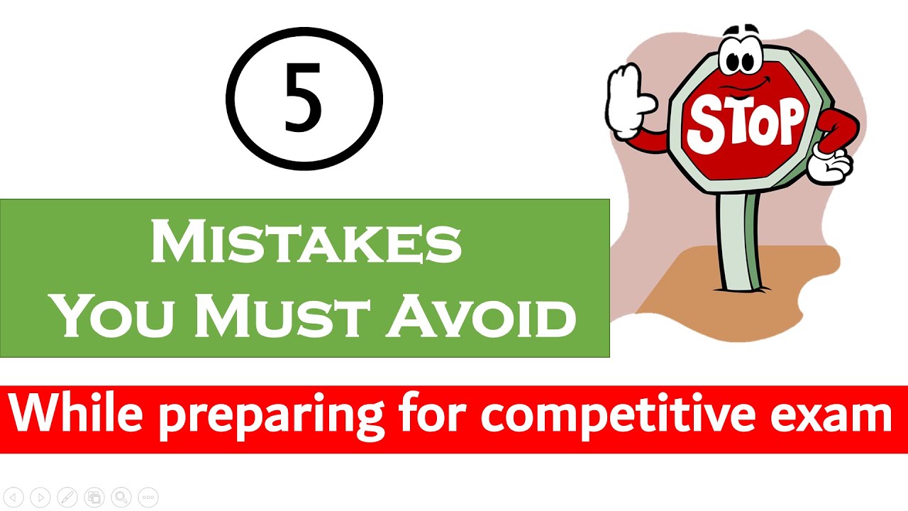 Avoid these 5 mistakes while preparing for any competitive exam | Bank ...