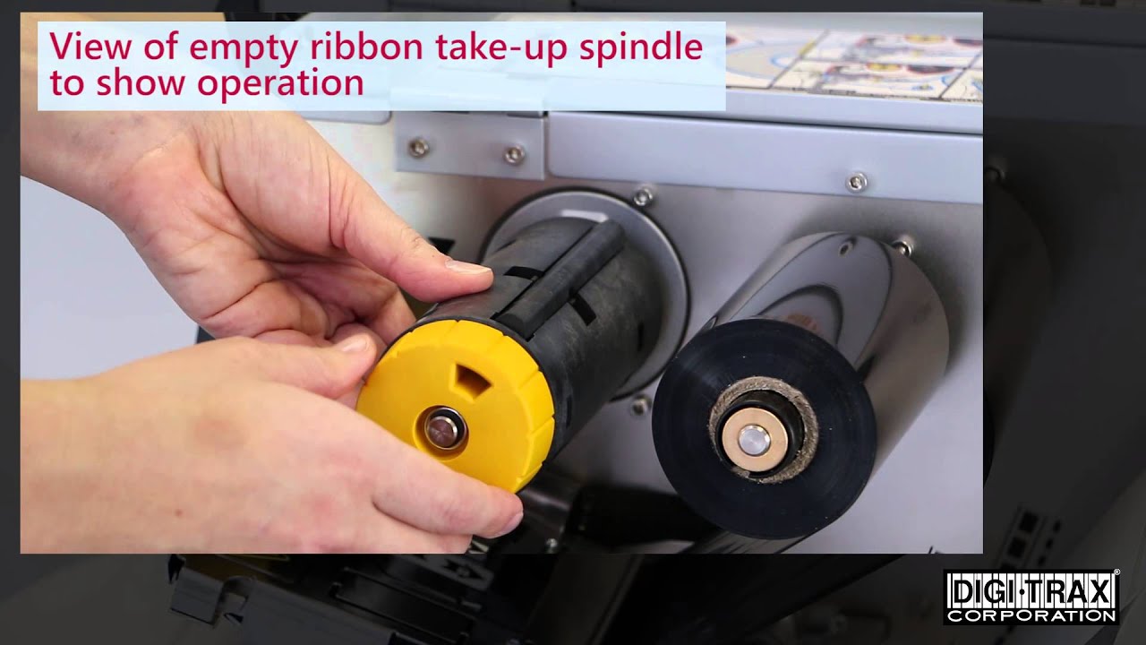 Unloading Labels & Ribbons from the ZT Series Zebra Tabletop