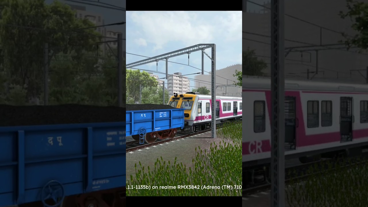 WDS6 Vs Local Train crossing Rg train 