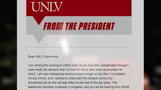 Famous 03/04/2025 UNLV President Keith Whitfield Announces Resignation Profile