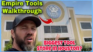 Empire Tools Walkthrough Biggest Tool Store In Houston Texas!? Did We Find Any Deals?