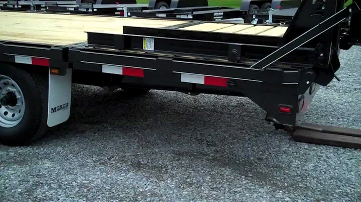 Moritz F-series 25' 14K GVWR Gooseneck Flatbed Tra...