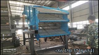 YK Series Circular Mining Vibrating Screen empty test run