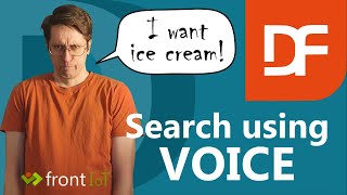 Search using your voice