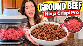 I cooked ground beef in my Ninja Crispi Pro air fryer