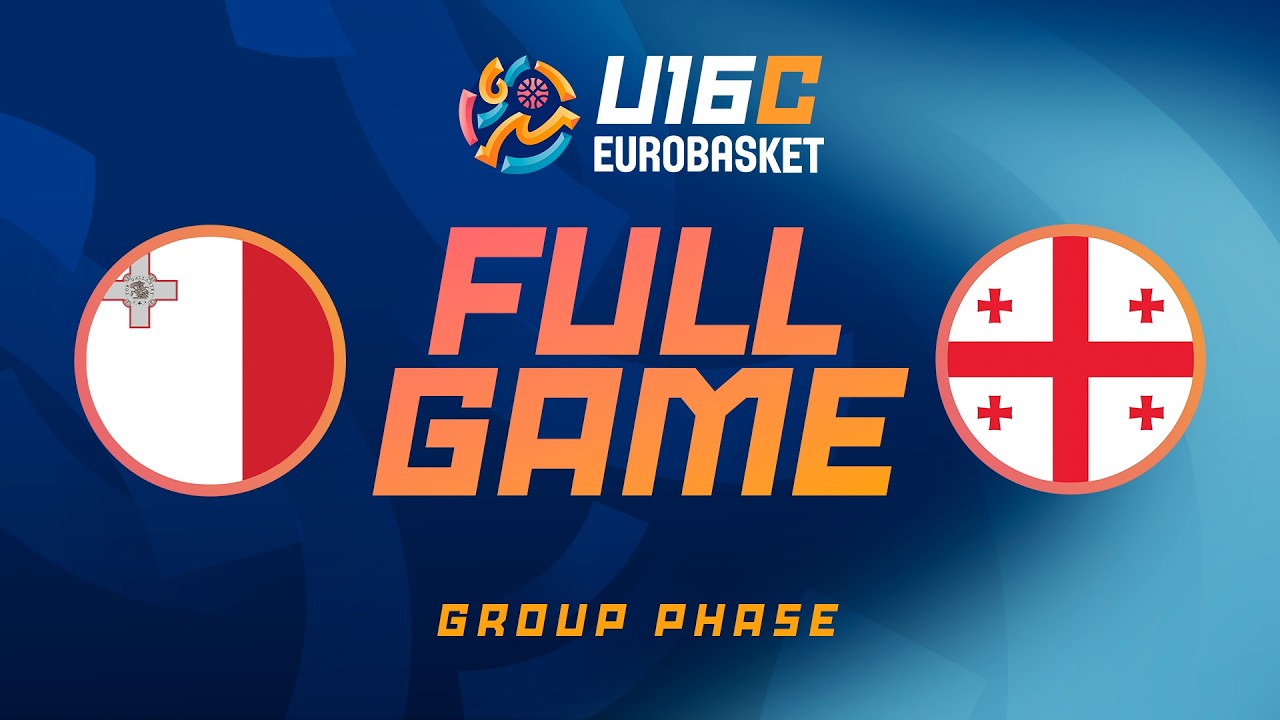 Group Phase | Malta v Georgia | Full Basketball Game | FIBA U16 Women's EuroBasket 2026 Division C