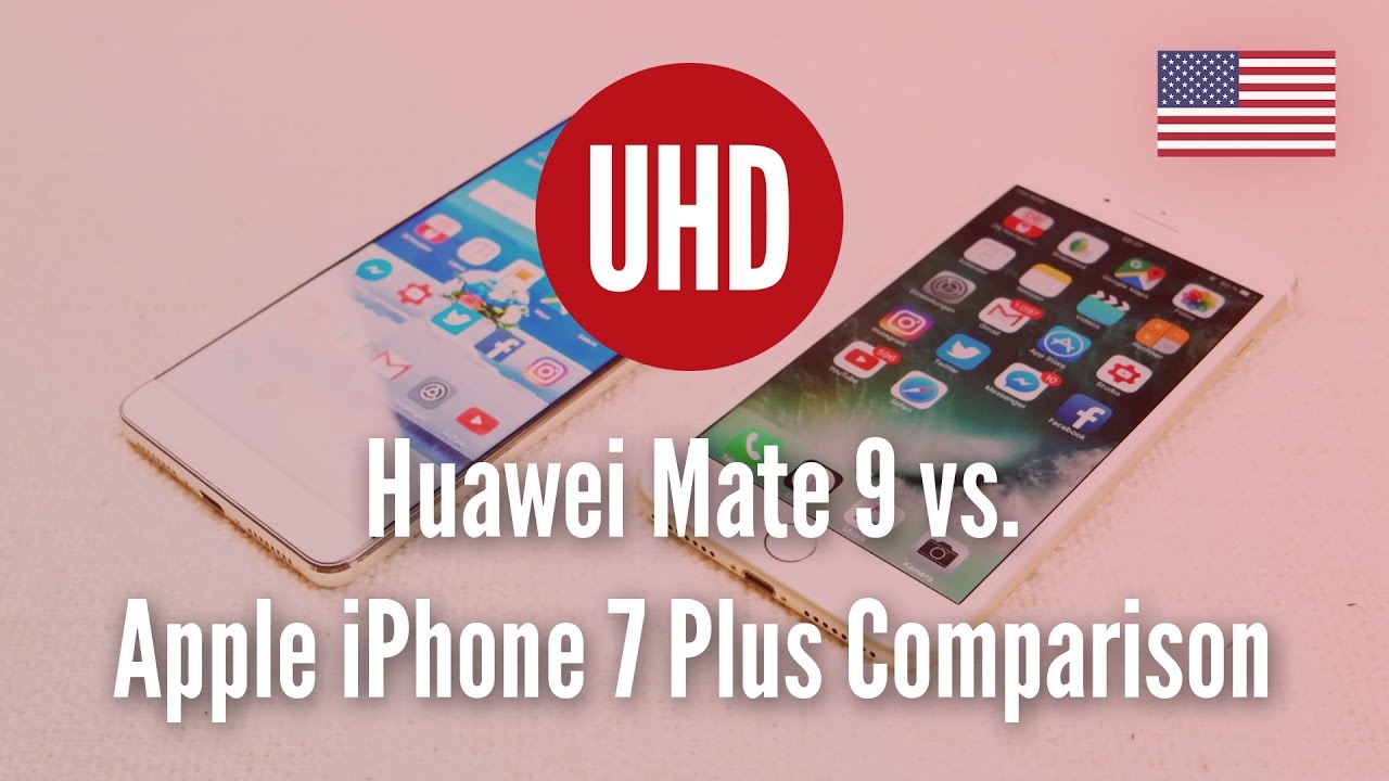 Brengen Verschrikking Naar behoren Huawei Mate 9 vs. Apple iPhone 7 Plus Comparison - YouTube