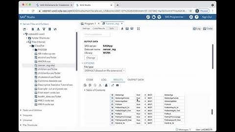 Uploading data to SAS